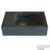 Hardstenen Fontein Mini Links Zonder Kraangat 18x30x8 Cm