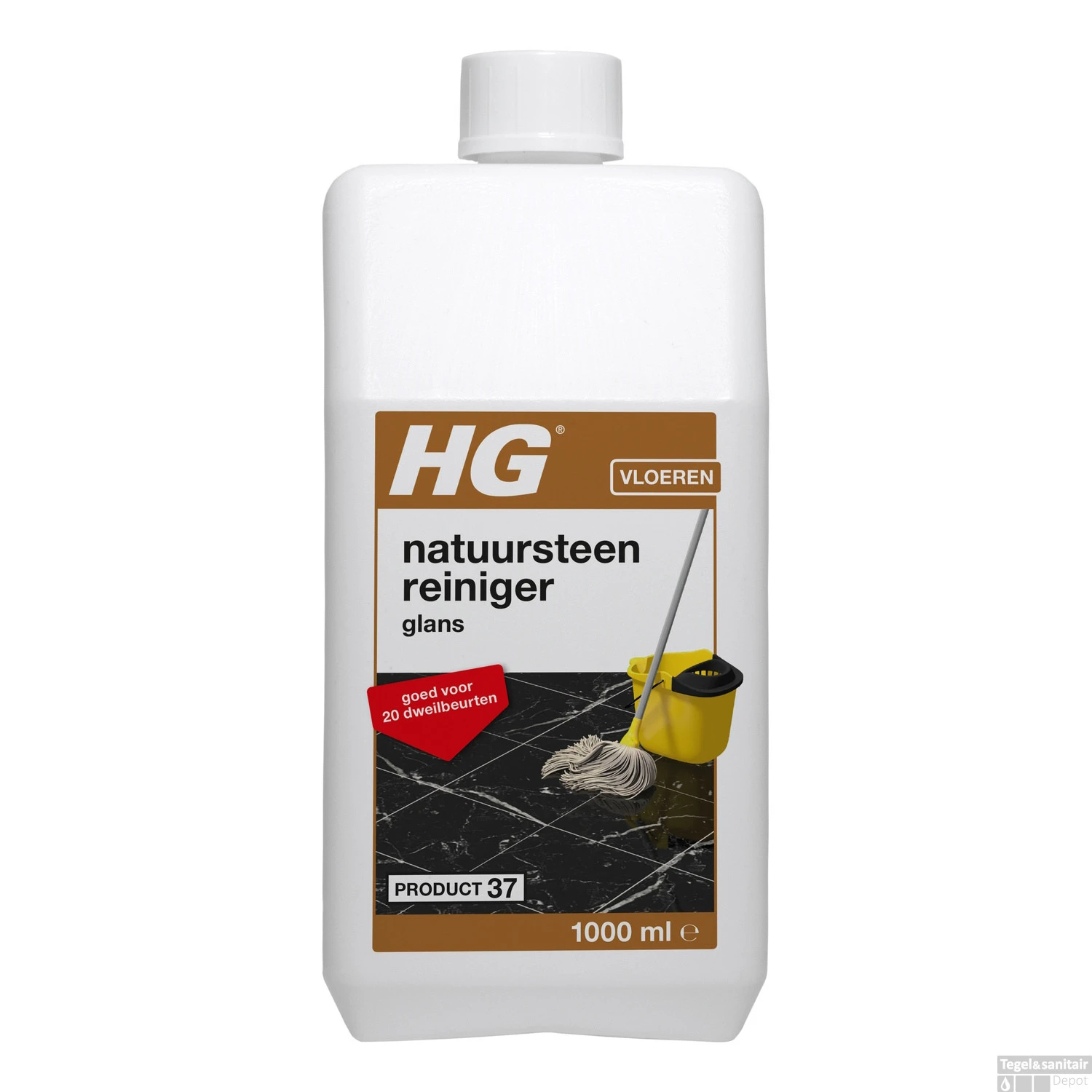 HG Natuursteen Reiniger Glansherstellend (1 Liter) 3 HG Natuursteen Reiniger Glansherstellend (1 Liter)