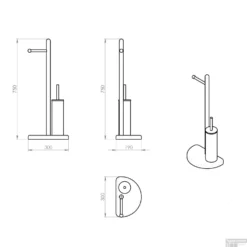 Toiletborstelhouder Sapho Hibiscus Vrijstaand Met Toiletrolhouder Chroom 9 Toiletborstelhouder Sapho Hibiscus Vrijstaand Met Toiletrolhouder Chroom -Goedkope Stijl Baden Winkel hi32 toiletborstelhouder sapho hibiscus vrijstaand met toiletrolhouder chroom 3