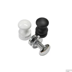 Handdoekknop Voor Sanicare Radiatoren Zwart -Goedkope Stijl Baden Winkel hk35z sfeer 1