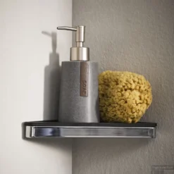 Hoekplanchet Geesa Frame Zwart Chroom -Goedkope Stijl Baden Winkel hoekplanchet geesa frame zwart chroom sfeer 2