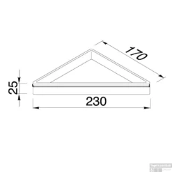 Hoekplanchet Geesa Frame Zwart Chroom -Goedkope Stijl Baden Winkel hoekplanchet geesa frame zwart chroom tech
