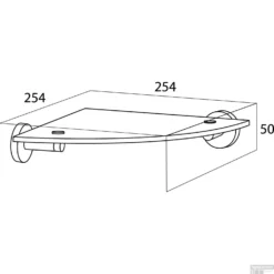 Hoekplanchet Tiger Boston RVS Glans -Goedkope Stijl Baden Winkel hoekplanchet tiger boston rvs glans4008913082416 3 copy