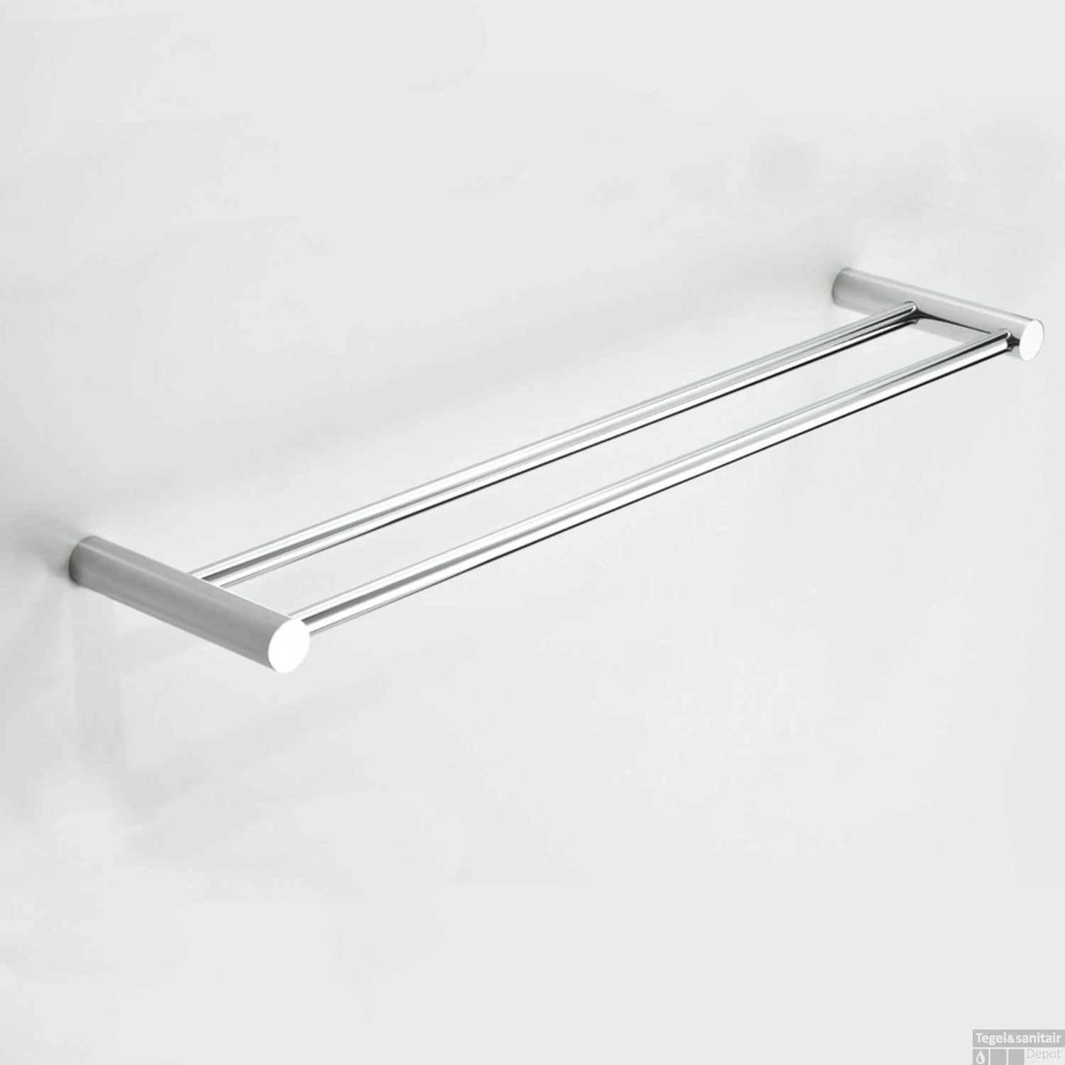 Ida Dubbele Handdoekrek 60cm Chroom 3 Ida Dubbele Handdoekrek 60cm Chroom