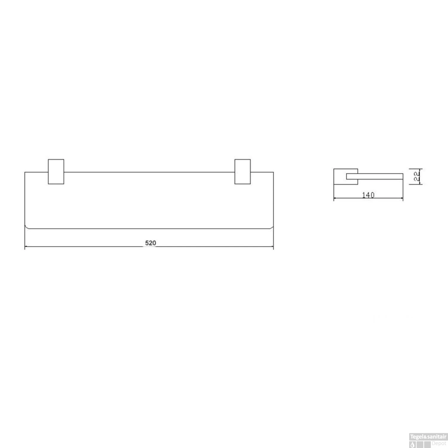 Ida Glazen Planchet Chroom 4 Ida Glazen Planchet Chroom - Afbeelding 2