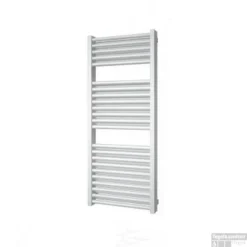 Designradiator Boss & Wessing Ifona 123x60 Cm 943 Watt Met Zijaansluiting Zilver Metallic