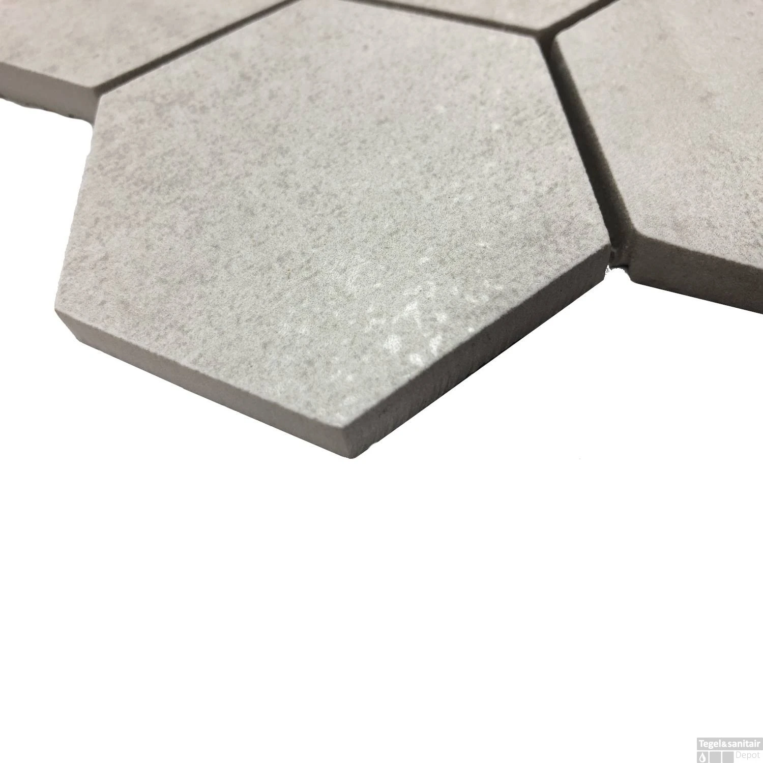 Mozaïek Hexagon Alaplana MYSORE White Mat (doosinhoud 0.32) 4 Mozaïek Hexagon Alaplana MYSORE White Mat (doosinhoud 0.32) - Afbeelding 2