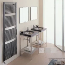 Handdoekradiator Odro Gebogen 1808 X 585 Mm Zwart 7 Handdoekradiator Odro Gebogen 1808 X 585 Mm Zwart -Goedkope Stijl Baden Winkel impressie odro 37