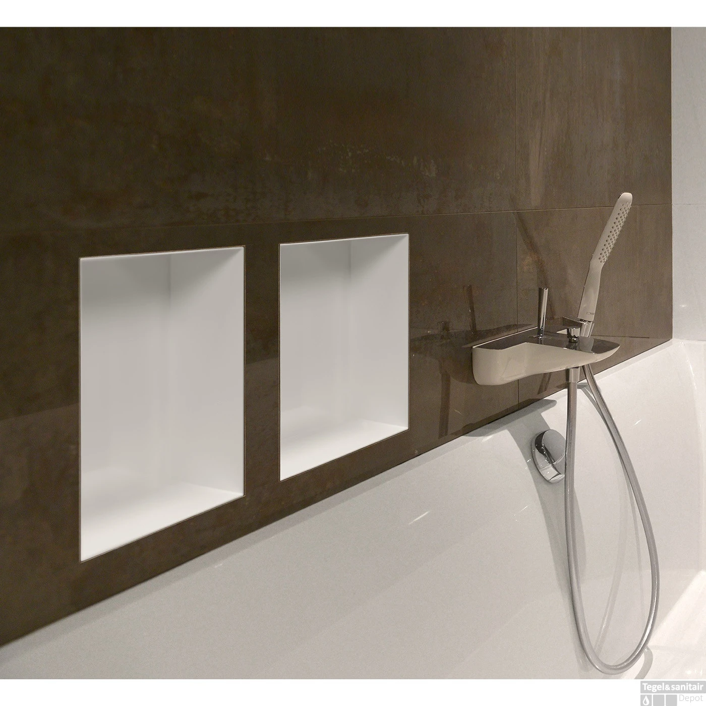 In Of Opbouwnis Looox CBoX Rechthoek 90x30x10 Wit 6 In Of Opbouwnis Looox CBoX Rechthoek 90x30x10 Wit - Afbeelding 4