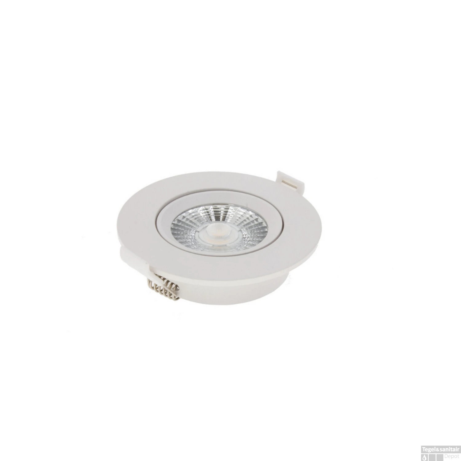 Inbouw LED-spot 3 Stuks Sanimex Njoy IP44 Dimbaar 6W 430 Lumen Mat Wit 4 Inbouw LED-spot 3 Stuks Sanimex Njoy IP44 Dimbaar 6W 430 Lumen Mat Wit - Afbeelding 2