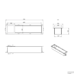 Inbouw Reserve Toilet Rolhouder BWS RVS Antraciet -Goedkope Stijl Baden Winkel inbouw reserve toilet rolhouder wiesbaden rvs antraciet s6