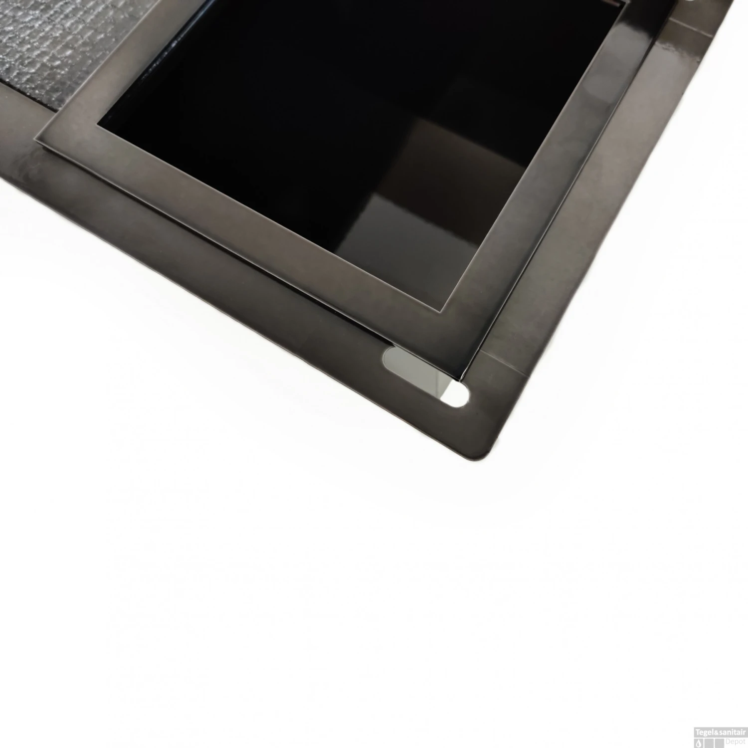 Inbouw Reserve Toilet Rolhouder BWS RVS Black Chrome 7 Inbouw Reserve Toilet Rolhouder BWS RVS Black Chrome - Afbeelding 5