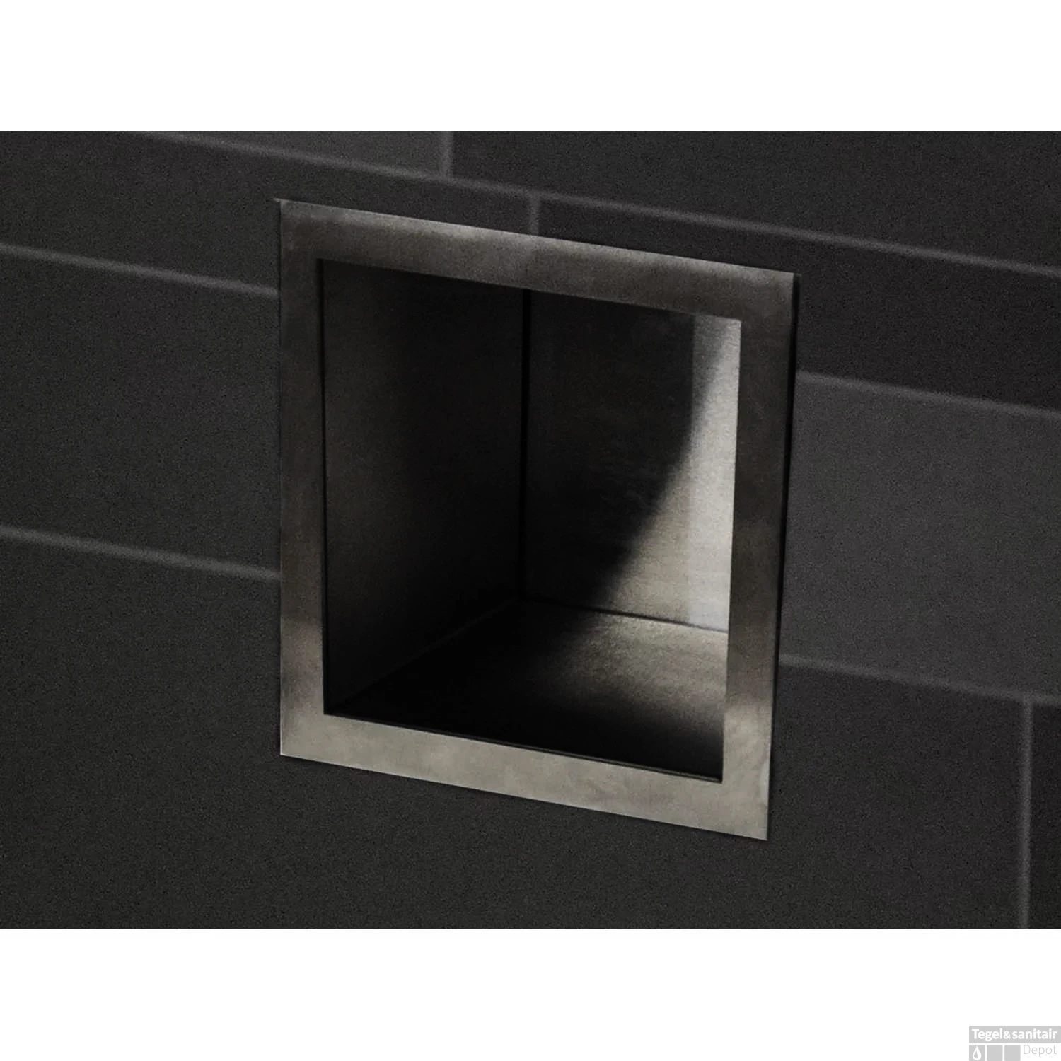 Inbouw Reserve Toilet Rolhouder BWS RVS Black Chrome 8 Inbouw Reserve Toilet Rolhouder BWS RVS Black Chrome - Afbeelding 6