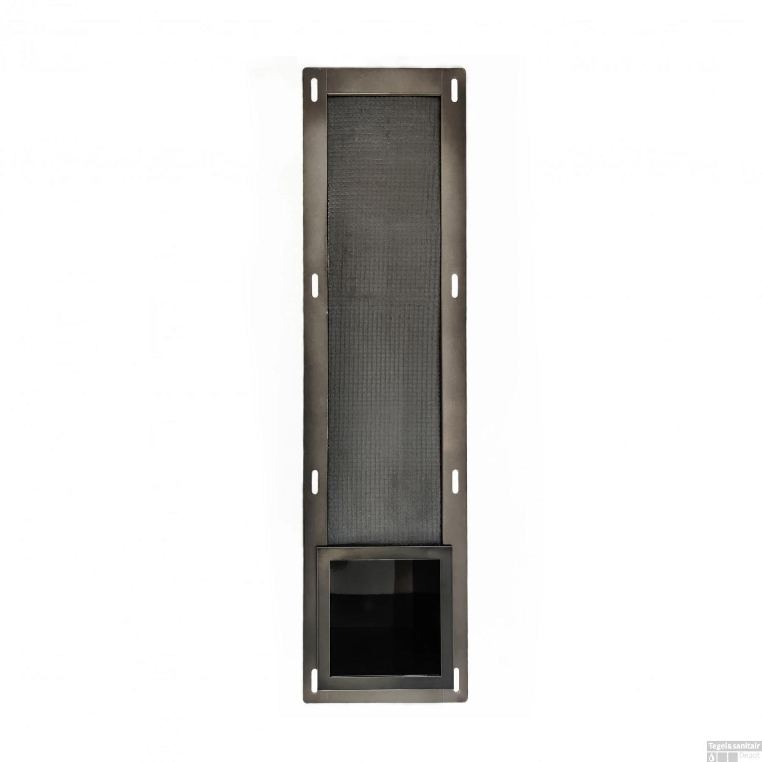 Inbouw Reserve Toilet Rolhouder BWS RVS Black Chrome 3 Inbouw Reserve Toilet Rolhouder BWS RVS Black Chrome