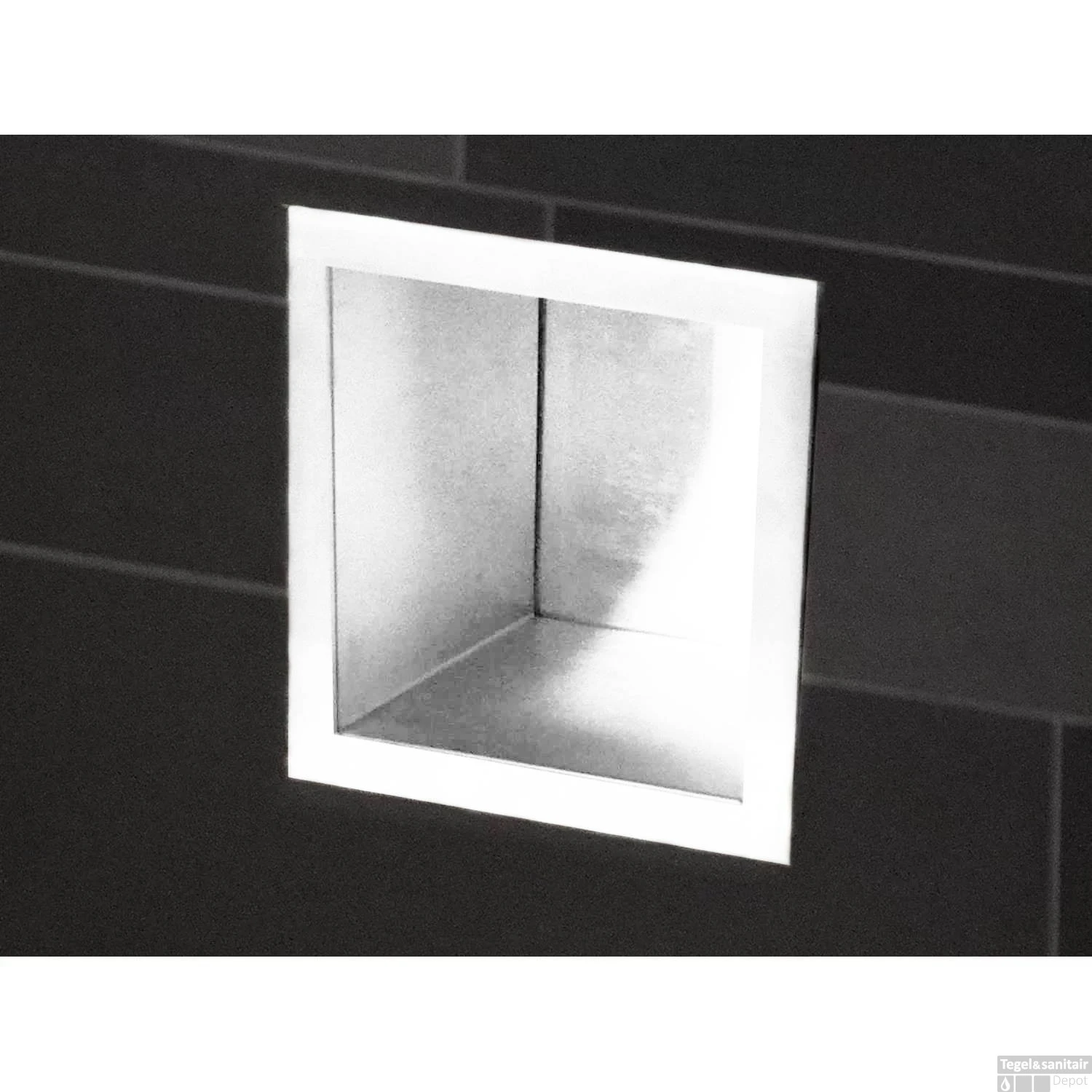 Inbouw Reserve Toilet Rolhouder BWS RVS Mat Wit 9 Inbouw Reserve Toilet Rolhouder BWS RVS Mat Wit - Afbeelding 7