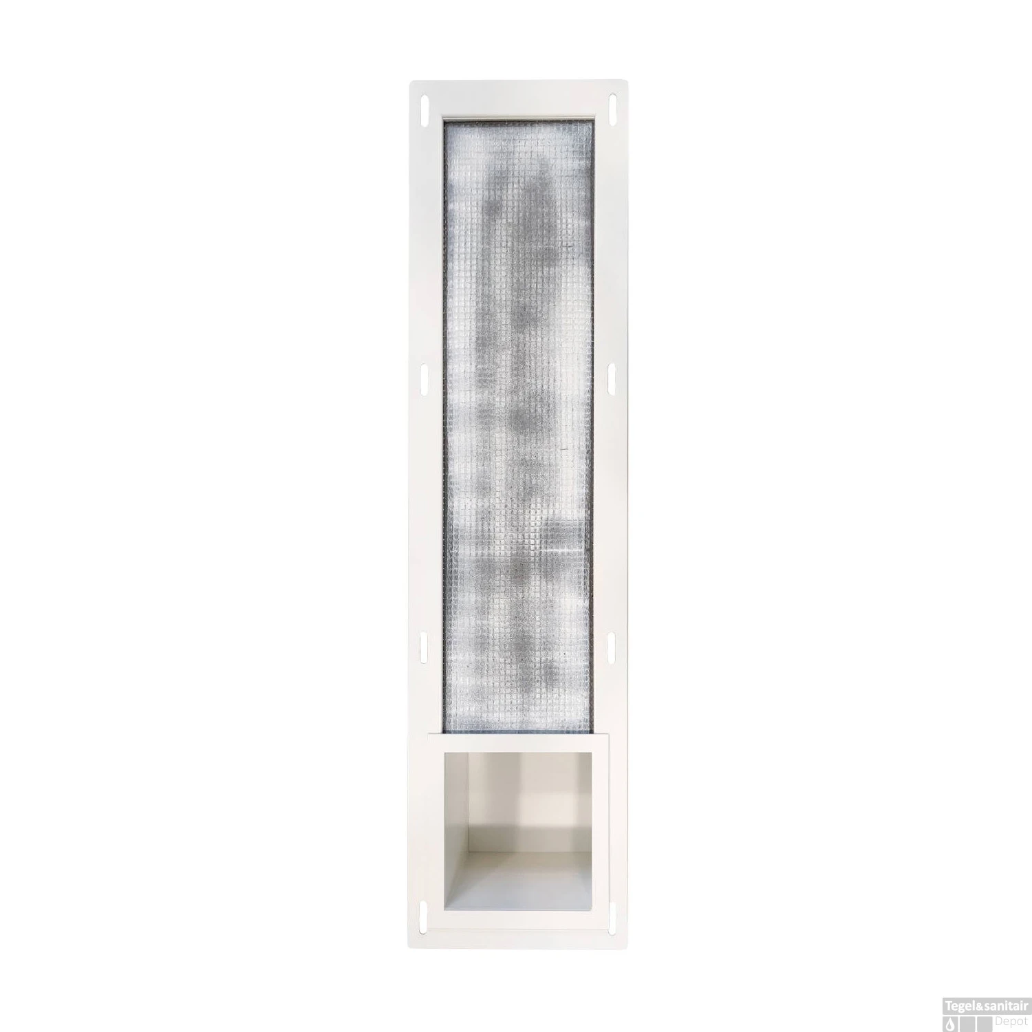 Inbouw Reserve Toilet Rolhouder BWS RVS Mat Wit 3 Inbouw Reserve Toilet Rolhouder BWS RVS Mat Wit