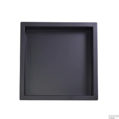 Inbouwnis BWS Elegance Mat Zwart 30x30x10 Cm