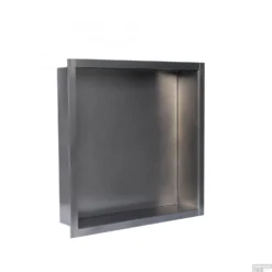 BWS Inbouwnis | 30x30x10cm | RVS Gunmetal 8 BWS Inbouwnis | 30x30x10cm | RVS Gunmetal -Goedkope Stijl Baden Winkel inbouwnis bws 30x30x10 rvs gunmetal sfeer2