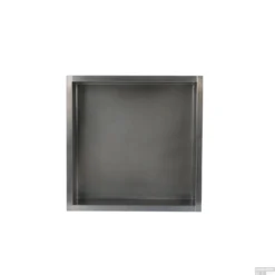 BWS Inbouwnis | 30x30x10cm | RVS Gunmetal