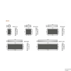 Inbouwnis LoooX BoX 15x30x7 Cm RVS -Goedkope Stijl Baden Winkel inbouwnis looox box 30x30x7 cm rvs tech 2 1