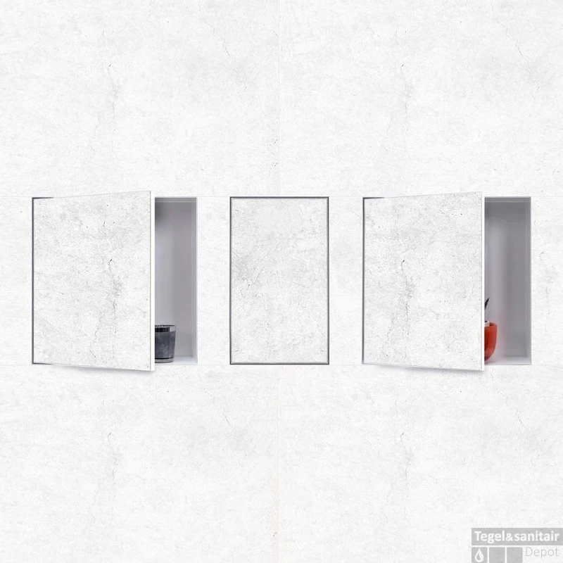 Inbouwnis LoooX T-BoX 15x30x10cm Betegelbaar RVS 4 Inbouwnis LoooX T-BoX 15x30x10cm Betegelbaar RVS - Afbeelding 2