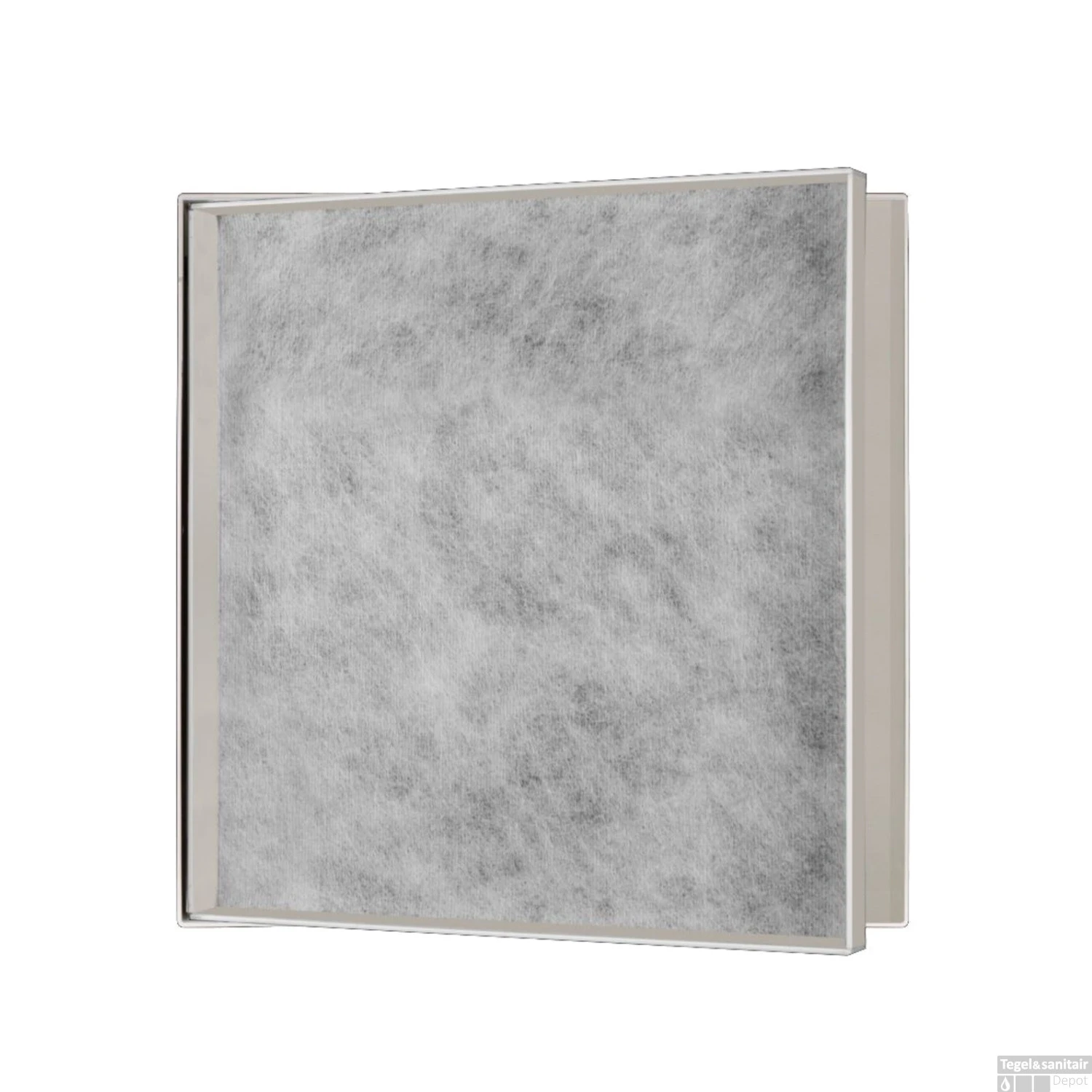 Inbouwnis LoooX T-BoX 30x30x10cm Betegelbaar Vierkant RVS 7 Inbouwnis LoooX T-BoX 30x30x10cm Betegelbaar Vierkant RVS - Afbeelding 5