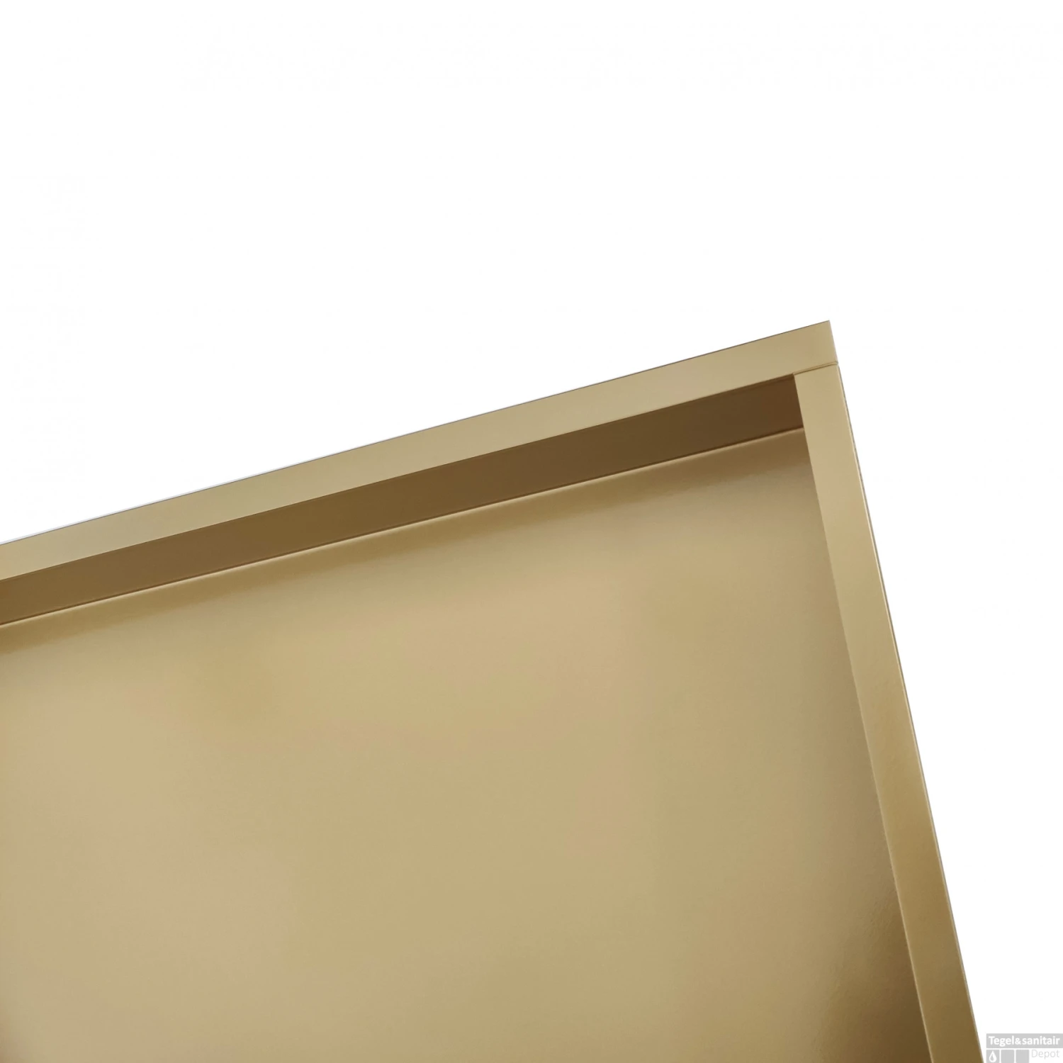BWS Inbouwnis | 30x30x10cm | RVS Goud 5 BWS Inbouwnis | 30x30x10cm | RVS Goud - Afbeelding 3