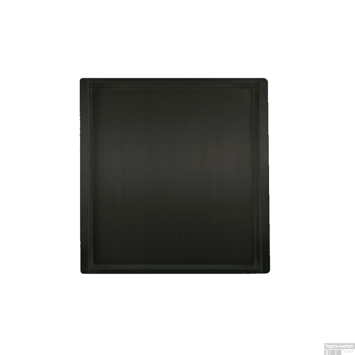 Wiesbaden Inbouwnis | Exellence | 30x30x10cm | RVS Mat Zwart 3 Wiesbaden Inbouwnis | Exellence | 30x30x10cm | RVS Mat Zwart