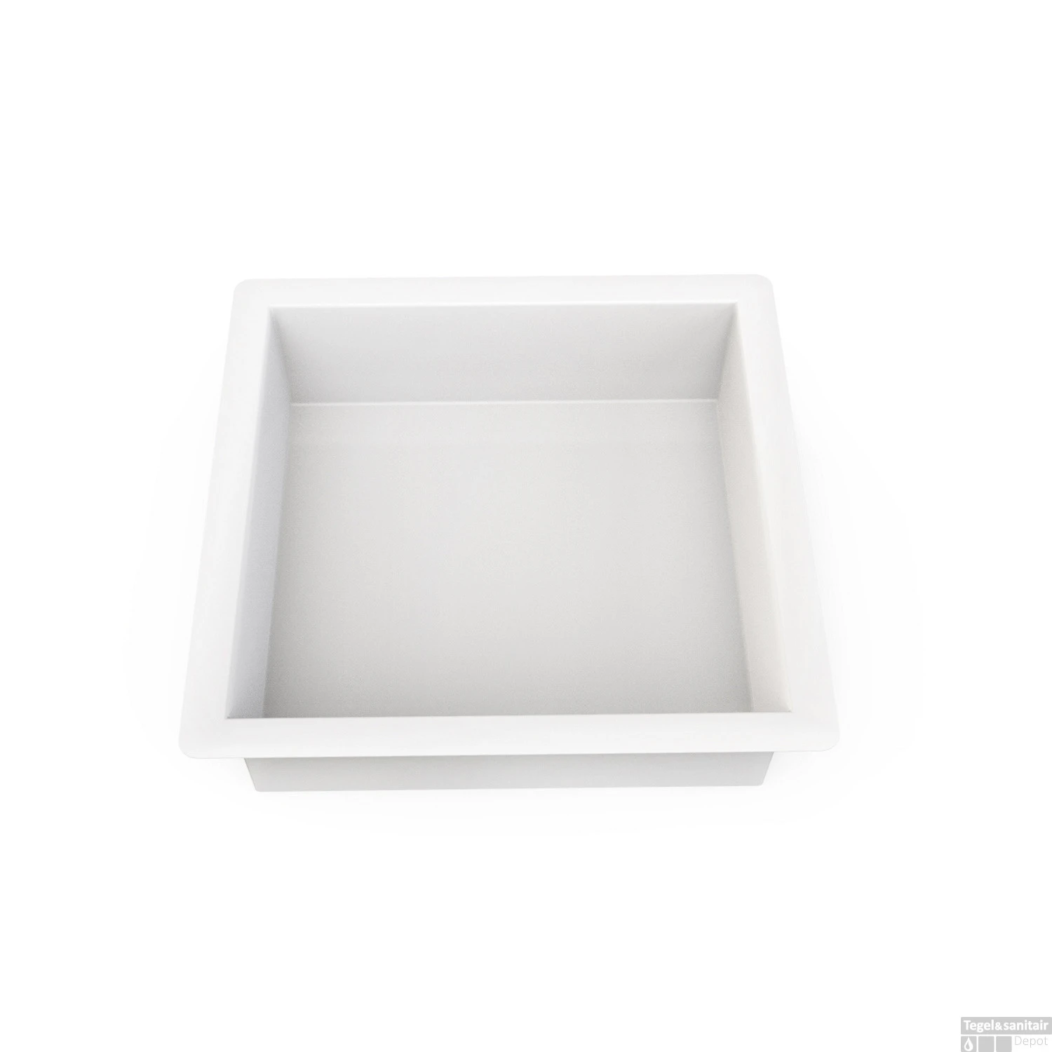 Wiesbaden Inbouwnis | Exellence | 30x30x7cm | RVS Mat Wit 6 Wiesbaden Inbouwnis | Exellence | 30x30x7cm | RVS Mat Wit - Afbeelding 4