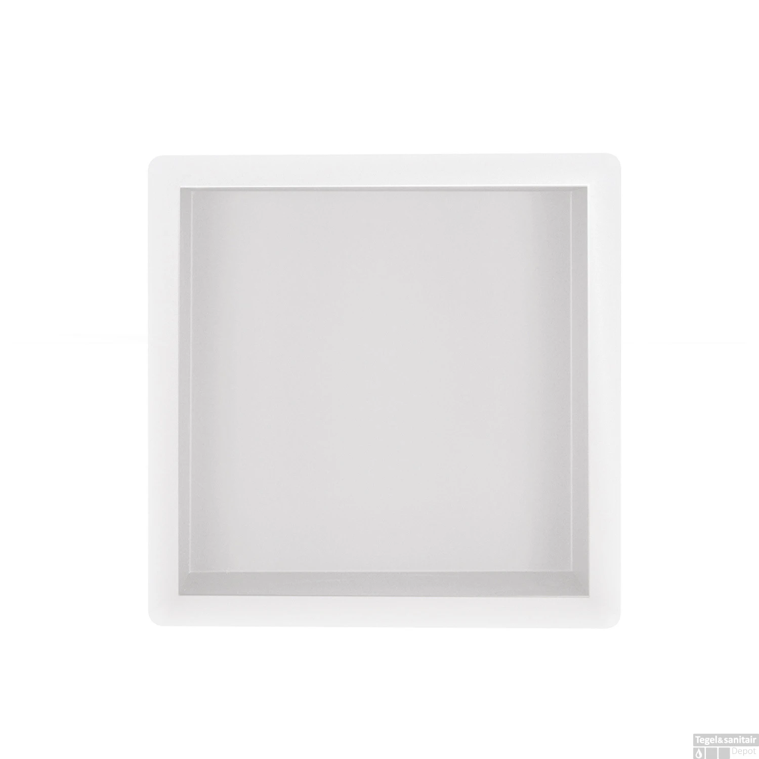 Wiesbaden Inbouwnis | Exellence | 30x30x7cm | RVS Mat Wit 4 Wiesbaden Inbouwnis | Exellence | 30x30x7cm | RVS Mat Wit - Afbeelding 2