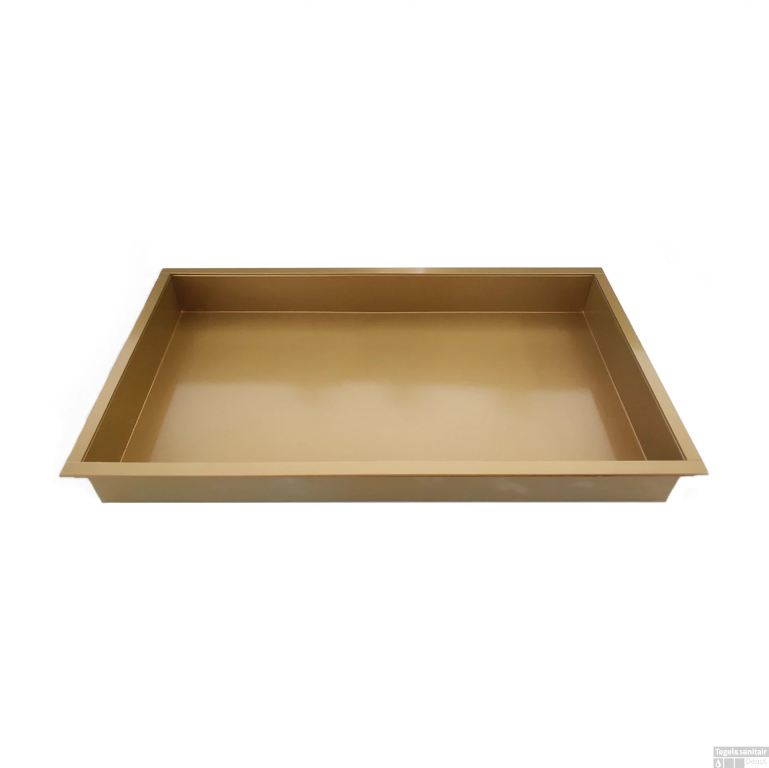 BWS Inbouwnis | 30x60x10cm | RVS Goud 4 BWS Inbouwnis | 30x60x10cm | RVS Goud - Afbeelding 2