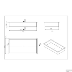 BWS Inbouwnis | 30x60x10cm | RVS Goud 11 BWS Inbouwnis | 30x60x10cm | RVS Goud -Goedkope Stijl Baden Winkel inbouwnis wiesbaden 30x60x10 cm rvs goud 4