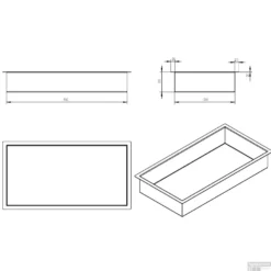 Wiesbaden Inbouwnis | Exellence | 30x60x10cm | RVS Mat Wit 9 Wiesbaden Inbouwnis | Exellence | 30x60x10cm | RVS Mat Wit -Goedkope Stijl Baden Winkel inbouwnis wiesbaden 30x60x10 cm rvs mat wit tech 4