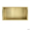 Wiesbaden Inbouwnis | Exellence | 30x60x7cm | Geborsteld Messing Goud -Goedkope Stijl Baden Winkel inbouwnis wiesbaden 30x60x7 cm geborsteld messing shop