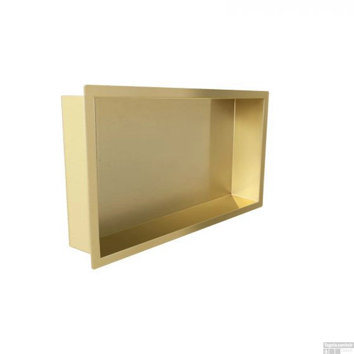 Wiesbaden Inbouwnis | Exellence | 30x60x7cm | Geborsteld Messing Goud 4 Wiesbaden Inbouwnis | Exellence | 30x60x7cm | Geborsteld Messing Goud - Afbeelding 2