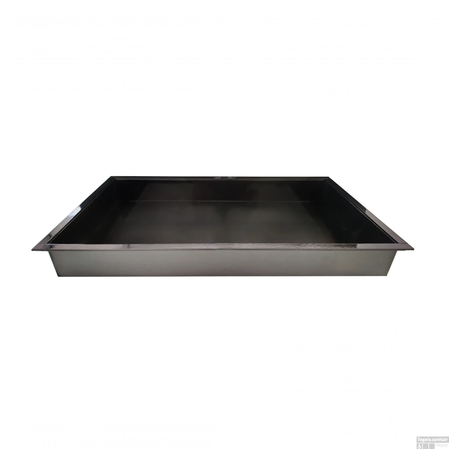 BWS Inbouwnis | 30x60x7cm | RVS Black Chrome 4 BWS Inbouwnis | 30x60x7cm | RVS Black Chrome - Afbeelding 2