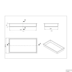 BWS Inbouwnis | 30x60x7cm | RVS Black Chrome 13 BWS Inbouwnis | 30x60x7cm | RVS Black Chrome -Goedkope Stijl Baden Winkel inbouwnis wiesbaden 30x60x7 cm rvs black chrome 5