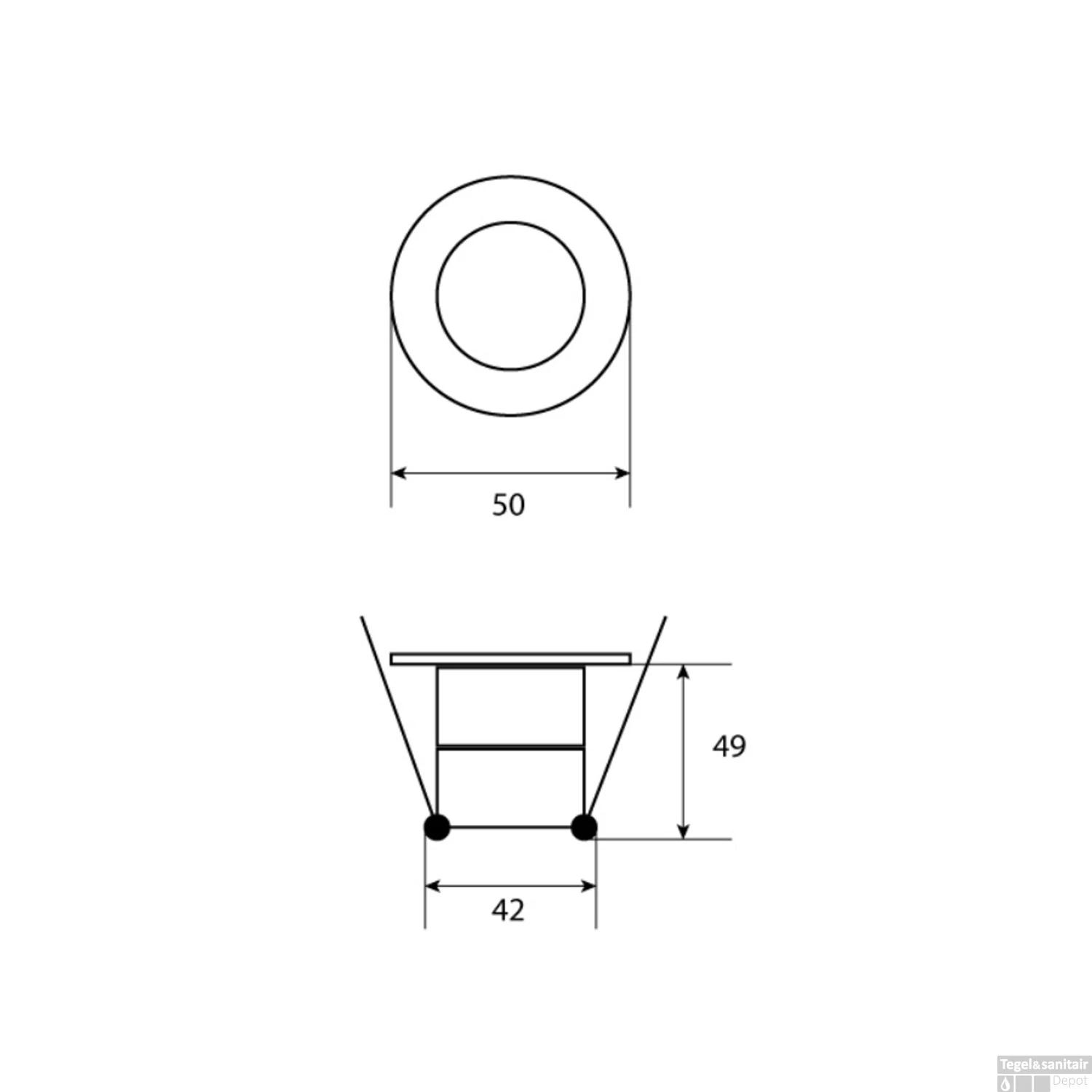 Inbouwspot Häsler Atrano Incl. Fase Aansnijding Dimbaar 5 Cm 3.6 Watt Warm Wit Set 3x 4 Inbouwspot Häsler Atrano Incl. Fase Aansnijding Dimbaar 5 Cm 3.6 Watt Warm Wit Set 3x - Afbeelding 2