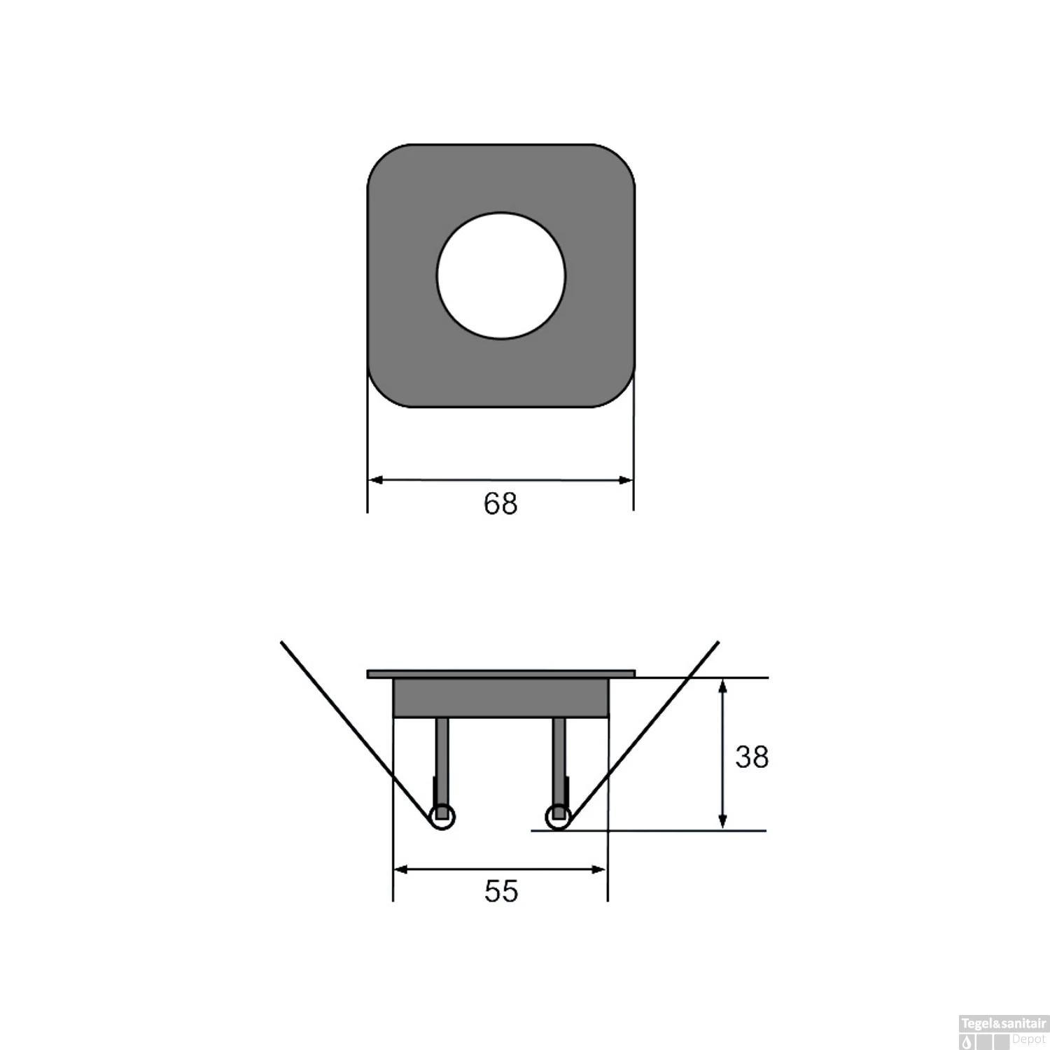 Inbouwspot Häsler Mallorca Incl. Fase Aansnijding Dimbaar 6,8 Cm 4 Watt Warm Wit RVS Set 9x 4 Inbouwspot Häsler Mallorca Incl. Fase Aansnijding Dimbaar 6,8 Cm 4 Watt Warm Wit RVS Set 9x - Afbeelding 2