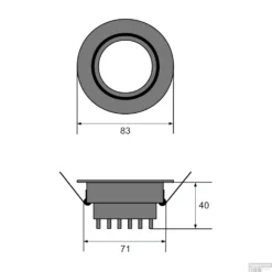 Inbouwspot Häsler Tordera Incl. Fase Aansnijding Dimbaar 8 Cm 4 Watt Helder Wit RVS Set 6x -Goedkope Stijl Baden Winkel inbouwspot h sler tordera incl. fase aansnijding dimbaar 8 cm 4 watt helder wit rvs set 6x tech