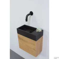 INK Versus Fontein Quartz Zonder Kraangat Rechts Zwart 36x18x9cm -Goedkope Stijl Baden Winkel ink versus fontein quartz zonder kraangat rechts zwart 36x18x9cm sfeer