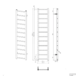 Handdoekradiator Sapho Dina Recht 30x138 Cm Antraciet 11 Handdoekradiator Sapho Dina Recht 30x138 Cm Antraciet -Goedkope Stijl Baden Winkel ir373 handdoekradiator sapho dina recht 30x138 cm antraciet 4