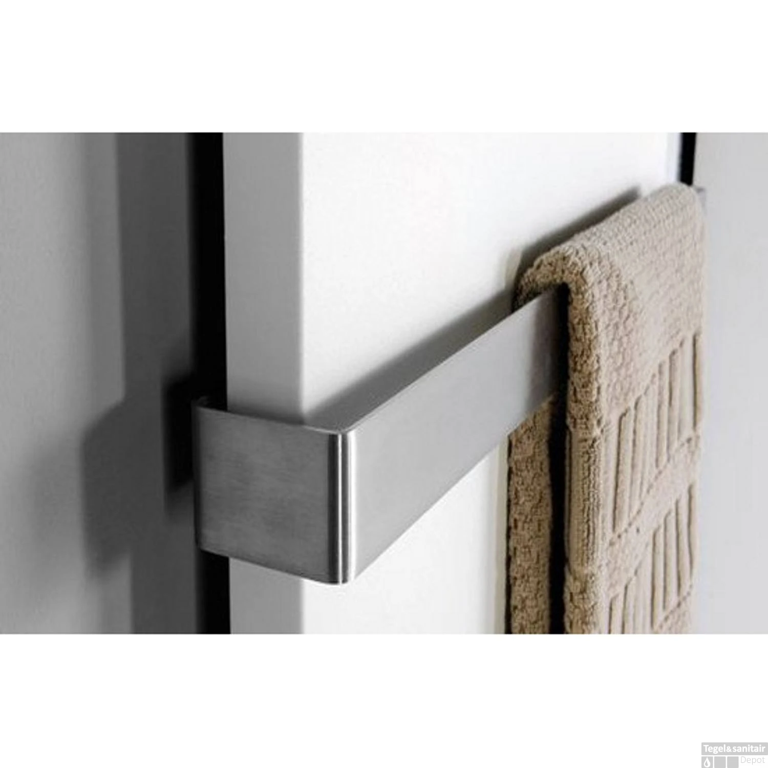Handdoekhouder Tbv Radiatoren Sapho Magnifica 45.6x7.4 Cm Gepolijst RVS - Afbeelding 2