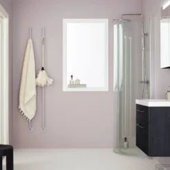 Elektrische Radiator Stick Instamat Jay 175 Cm 29W Gepolijst RVS 16 Elektrische Radiator Stick Instamat Jay 175 Cm 29W Gepolijst RVS -Goedkope Stijl Baden Winkel jay met handdoek