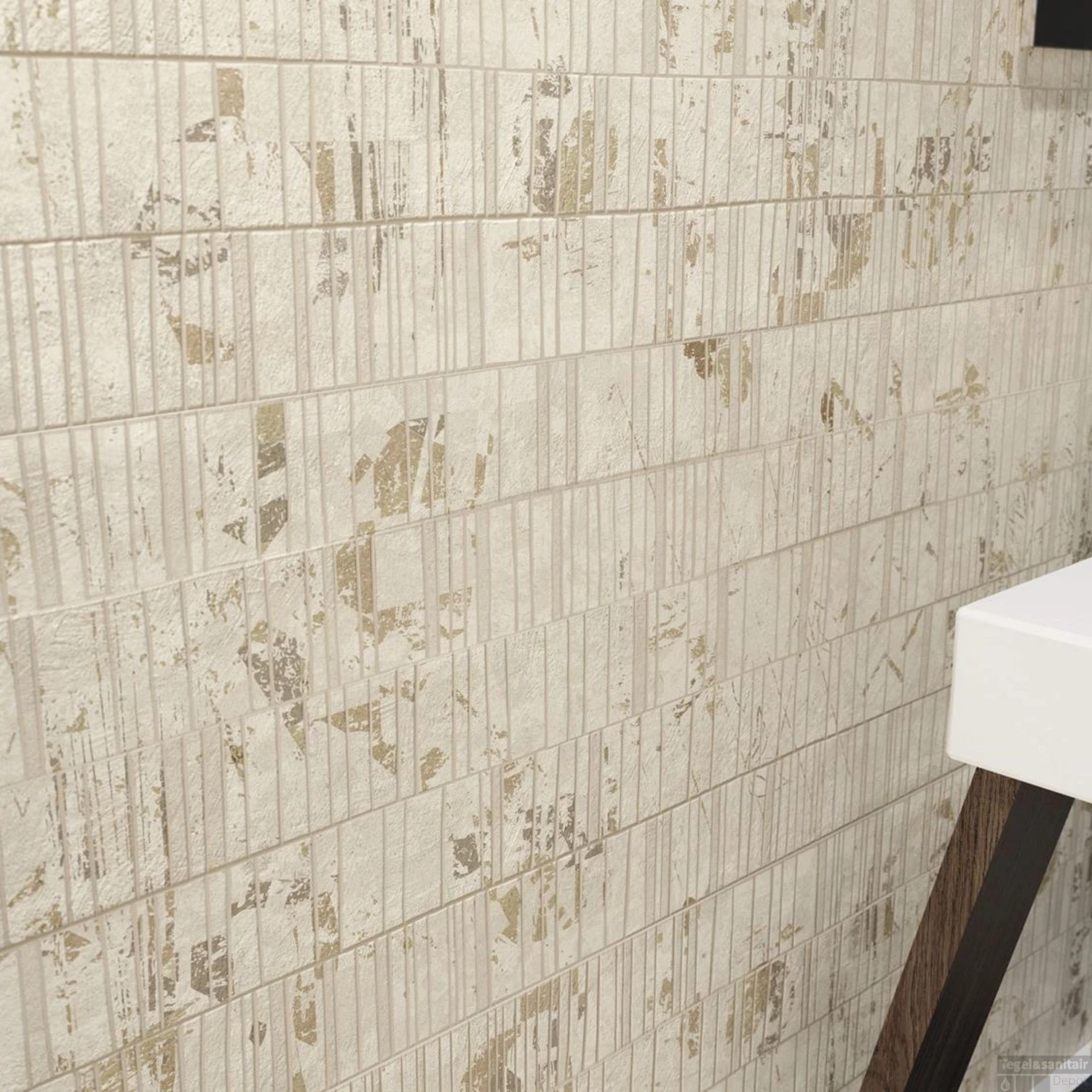 Wandtegels Baldocer Arkety Fanir Bone 40x120 (Doosinhoud 1.44 M2) 4 Wandtegels Baldocer Arkety Fanir Bone 40x120 (Doosinhoud 1.44 M2) - Afbeelding 2