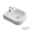 Keramische Wastafel Scarabeo Next 41x50cm Wit
