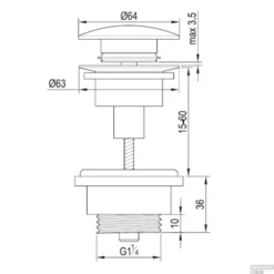 Klikwaste Brauer Afvoerplug Messing Binnenwerk 5/4 Gunmetal 5 Klikwaste Brauer Afvoerplug Messing Binnenwerk 5/4 Gunmetal -Goedkope Stijl Baden Winkel klikwaste brauer afvoerplug messing binnenwerk 5 4 gunmetal tec
