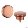 Knop/plug Badoverloop Wiesbaden Geborsteld Koper -Goedkope Stijl Baden Winkel knopplug badoverloop wiesbaden geborsteld brons koperkleur shop