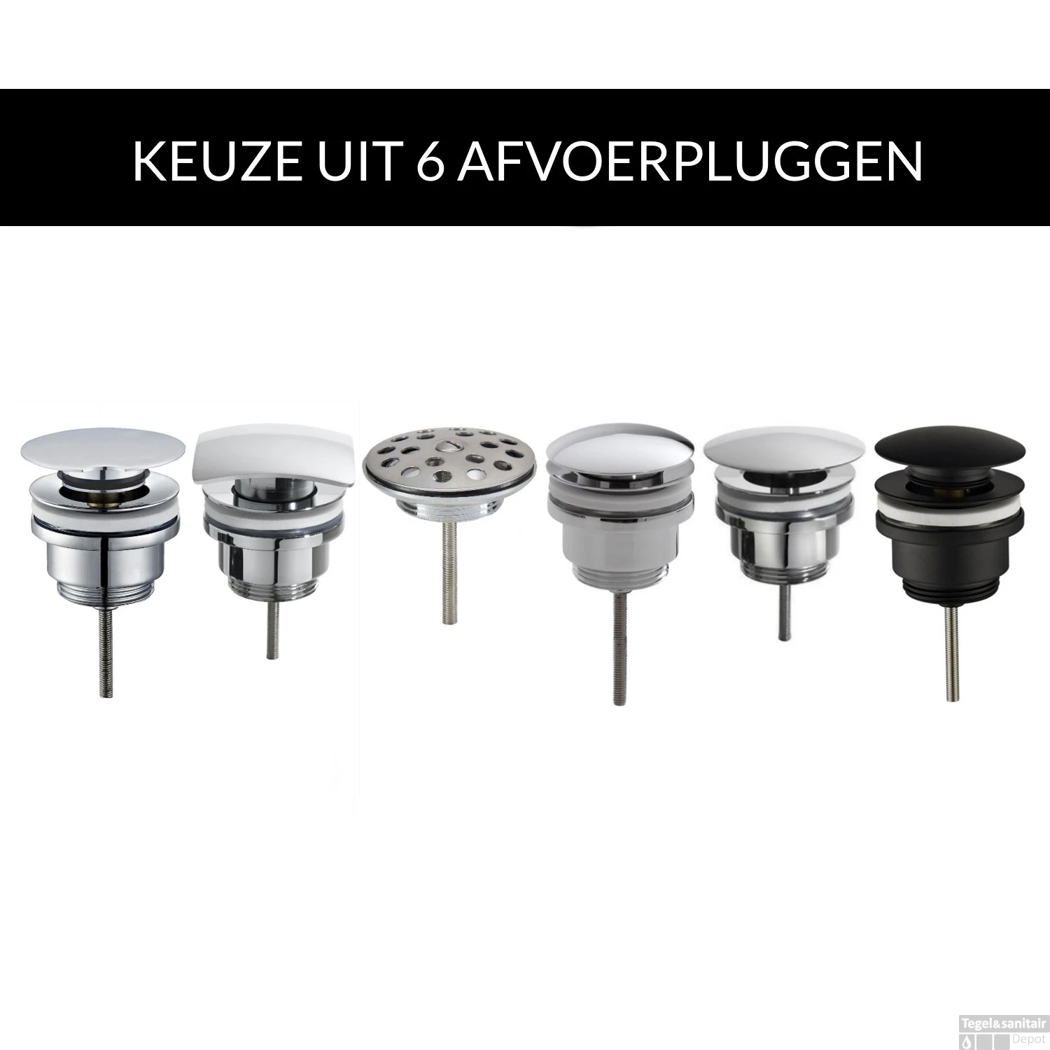 Waskomset BWS Ovaal 40x33x14.5 Cm Keramiek Mat Zwart / Chroom (inclusief Kraan, Afvoer En Sifon) - Afbeelding 4