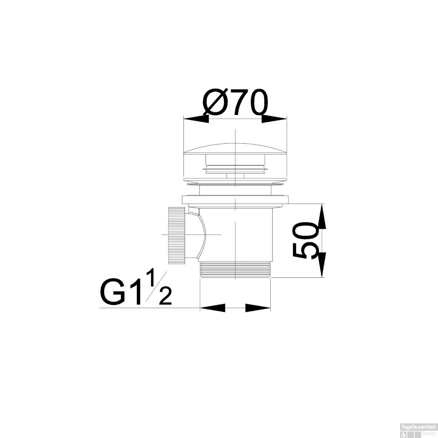 Losse Clickwaste Wiesbaden Luxe Compleet 5/4 Tbv Vrijstaand Bad Mat Wit 4 Losse Clickwaste Wiesbaden Luxe Compleet 5/4 Tbv Vrijstaand Bad Mat Wit - Afbeelding 2